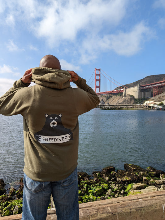 Black Bear Freediver Hooded Sweater (SOLD OUT)