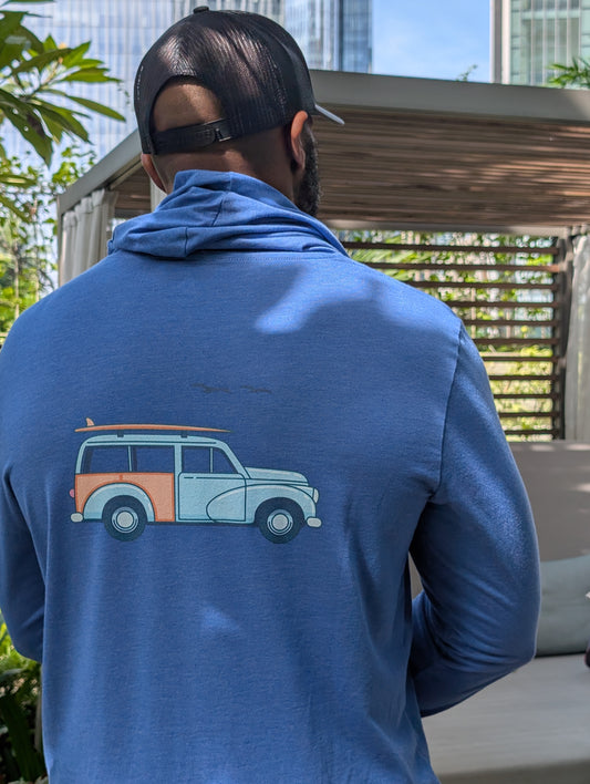 Beach Cruiser Hooded Long-Sleeve Tee