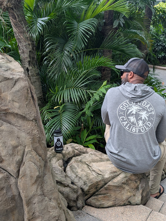 Pacific Palms Hooded Long-Sleeve Tee